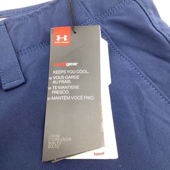 Under Armour Mens Heat Gear Loose Fit Shorts Blue Size 40 (Actual 38) NWT - Picture 8 of 15